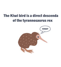 Kiwi Tyrannosarus Rex - Mug Design