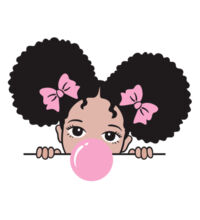 Bubble Girl - Tote Bag Design