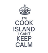 I'm Cook Island I can't keep calm. - Kids Unisex Classic Tee Design