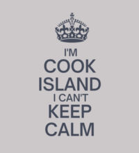 I'm Cook Island I can't keep calm. - Womens Supply Hood Design