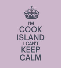 I'm Cook Island I can't keep calm. - Womens Maple Tee Design