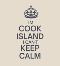 I'm Cook Island I can't keep calm. - Heavy Duty Canvas Tote Bag Design
