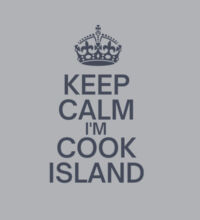 Keep calm I'm Cook Island - Womens Stencil Hood Design