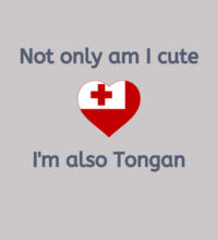 Cute and Tongan - Mens Premium Hood Design
