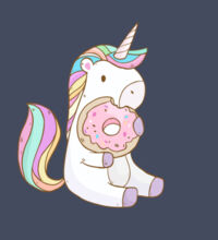Unicorn and Doughnut - Kids Unisex Classic Tee Design