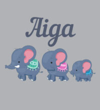 Elephant Aiga - Kids Supply Hoodie Design