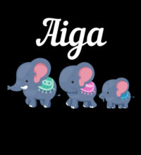 Elephant Aiga - Kids Wee Tee Design