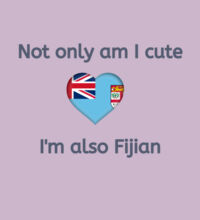 Cute and Fijian - Womens Maple Tee Design