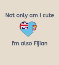 Cute and Fijian - Heavy Duty Canvas Tote Bag Design