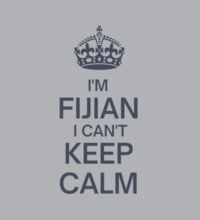 I'm Fijian I can't keep calm. - Womens Crop Hood Design