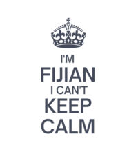 I'm Fijian I can't keep calm. - Mens Lowdown Singlet Design