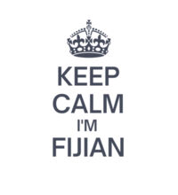 Keep Calm I'm Fijian - Womens Curve Longsleeve Tee Design