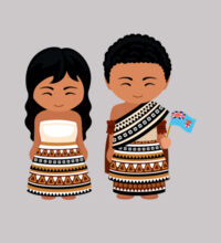 Fijian children - Mens Premium Hood Design