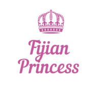 Fijian Princess - Womens Crop Tee Design