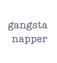 Gangsta Napper - Kids Longsleeve Tee Design