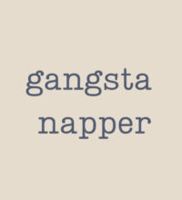 Gangsta Napper - Heavy Duty Canvas Tote Bag Design