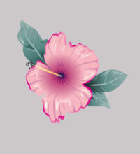 Pink hibiscus - Womens Supply Hood Design