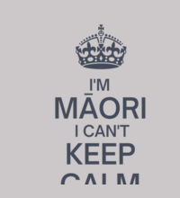 I'm Maori I can't keep calm. - Womens Supply Hood Design