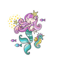 Mermaid Love - Mini-Me One-Piece Design
