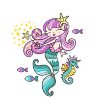 Mermaid Love - Mens Staple T shirt Design