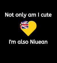 Cute and Niuean - Kids Youth T shirt Design