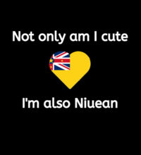 Cute and Niuean - Womens Maple Tee Design