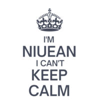 I'm Niuean I can't keep calm. - Kids Youth T shirt Design