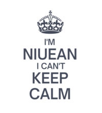 I'm Niuean I can't keep calm. - Womens Curve Longsleeve Tee Design