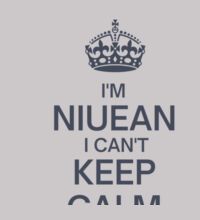 I'm Niuean I can't keep calm. - Mens Premium Hood Design