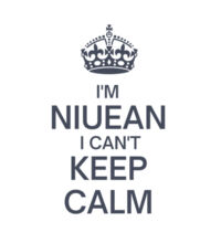I'm Niuean I can't keep calm. - Mens Lowdown Singlet Design