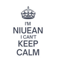 I'm Niuean I can't keep calm. - Mens Staple T shirt Design