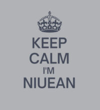 Keep calm I'm Niuean - Womens Crop Hood Design