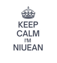 Keep calm I'm Niuean - Womens Crop Tee Design