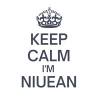 Keep calm I'm Niuean - Womens Maple Tee Design