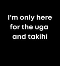 I'm only here for the uga. - Mens Staple T shirt Design