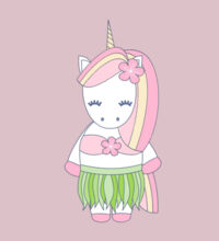 Hula Unicorn - Kids Unisex Classic Tee Design