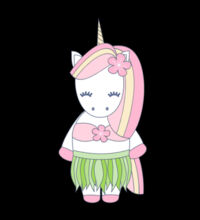 Hula Unicorn - Kids Supply Hoodie Design