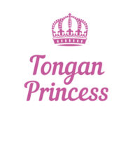 Tongan Princess - Kids Youth T shirt Design
