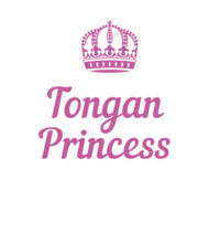 Tongan Princess - Womens Crop Tee Design