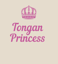 Tongan Princess - Heavy Duty Canvas Tote Bag Design