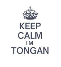 Keep calm I'm Tongan - Kids Youth T shirt Design