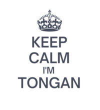 Keep calm I'm Tongan - Kids Wee Tee Design