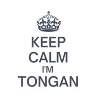 Keep calm I'm Tongan - Womens Curve Longsleeve Tee Design
