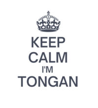 Keep calm I'm Tongan - Mens Base Longsleeve Tee Design