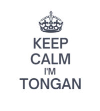 Keep calm I'm Tongan - Mens Staple T shirt Design