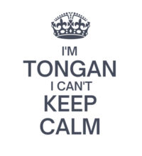I'm Tongan I can't keep calm. - Kids Longsleeve Tee Design