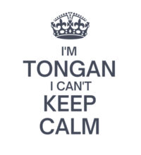 I'm Tongan I can't keep calm. - Kids Unisex Classic Tee Design