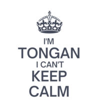 I'm Tongan I can't keep calm. - Mens Lowdown Singlet Design