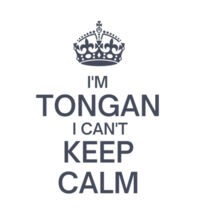 I'm Tongan I can't keep calm. - Mens Staple T shirt Design