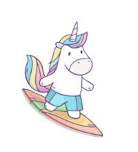 Surfing Unicorn - Mini-Me One-Piece Design